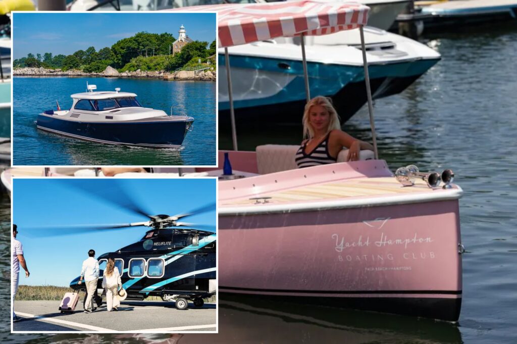 From floating to helicopters, such as traveling to style hamptons