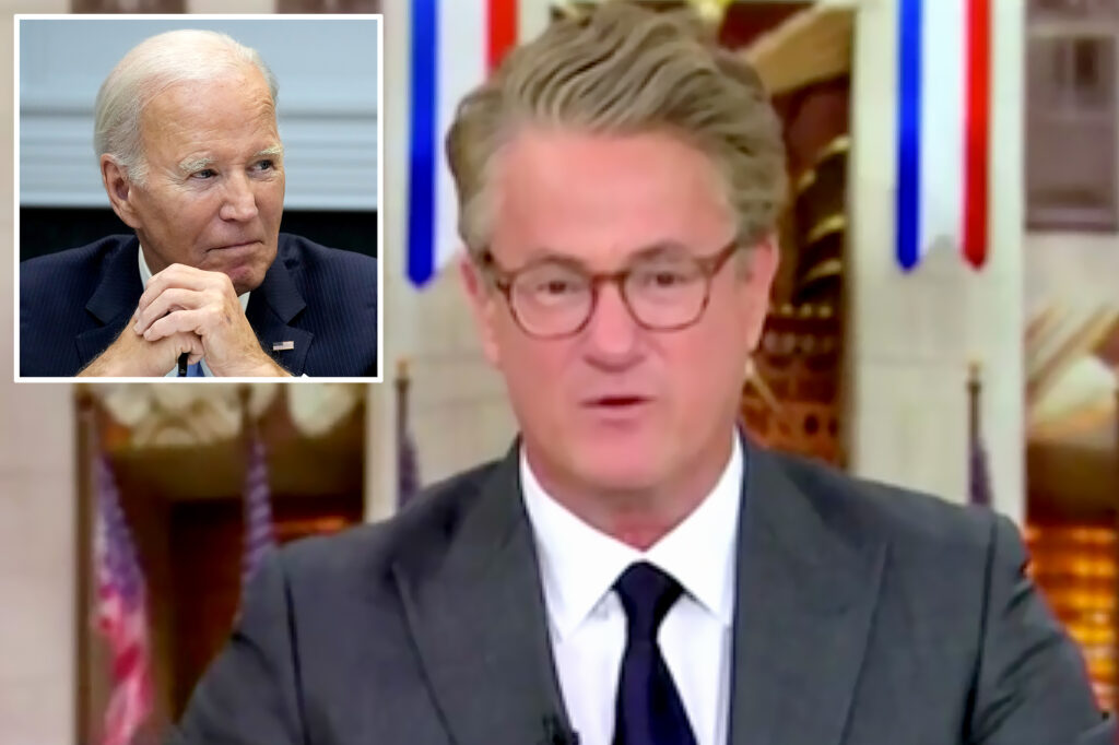 MSNBC Joe Scarborough was forced to explain why he thought Biden was his "best ever", in March 2024