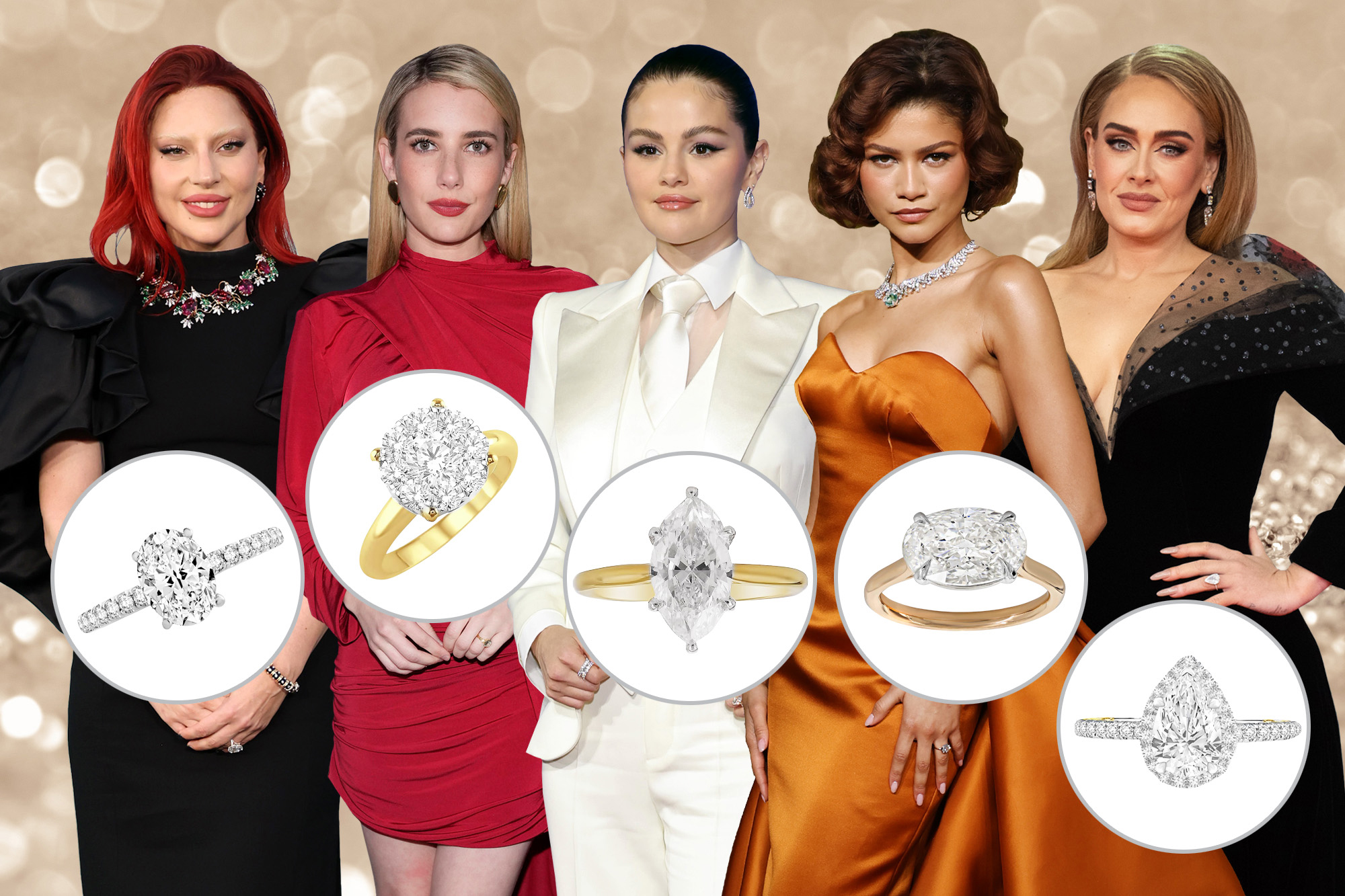 The Best Celebled Rings of 2025: Selena Gomez, Zendaya