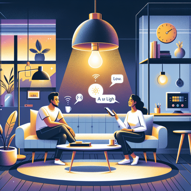 voice controlled smart lights