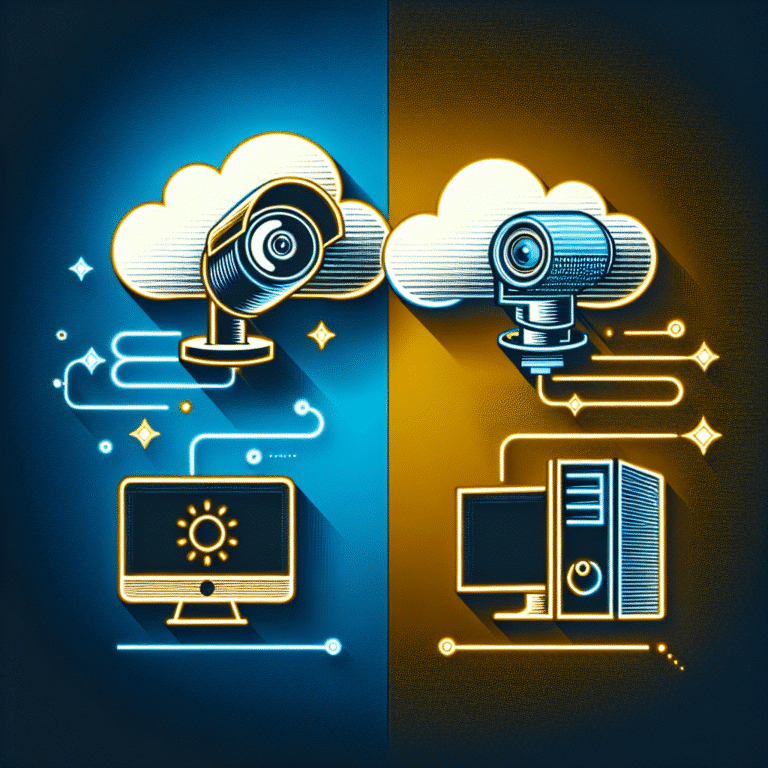 cloud vs local storage security cameras