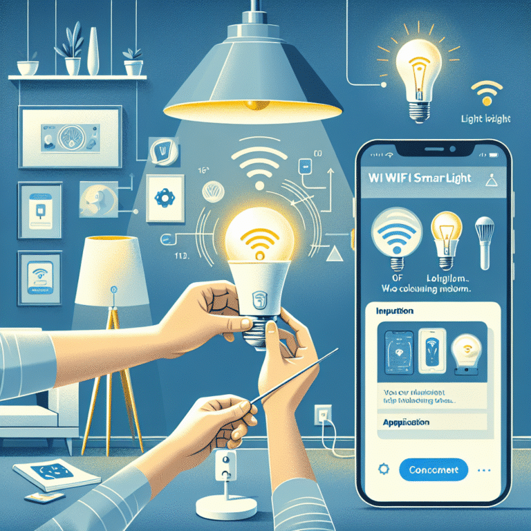 WiFi smart light setup guide