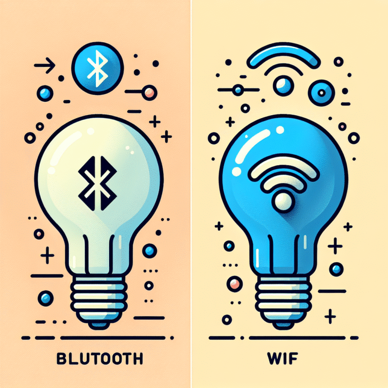 Bluetooth vs WiFi smart bulbs